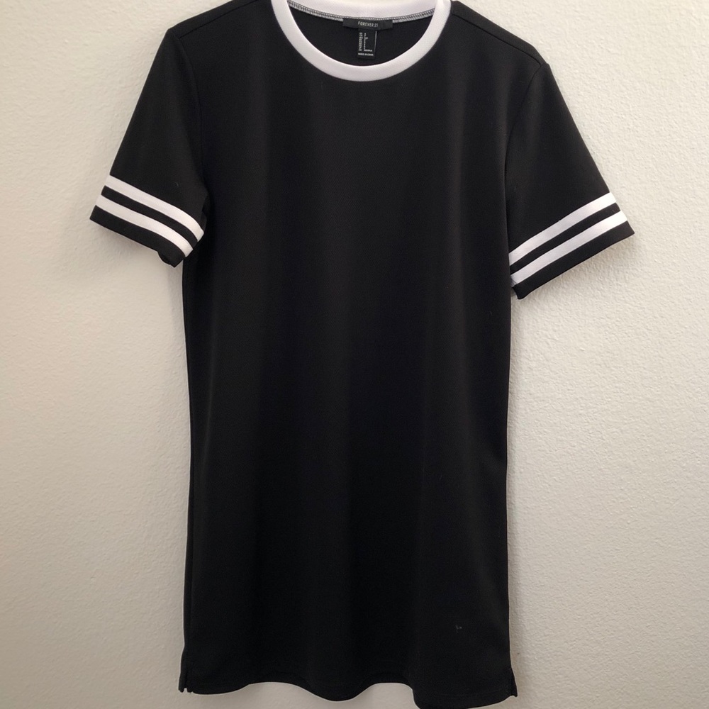 Forever 21 Varsity Stripped T-shirt Dress